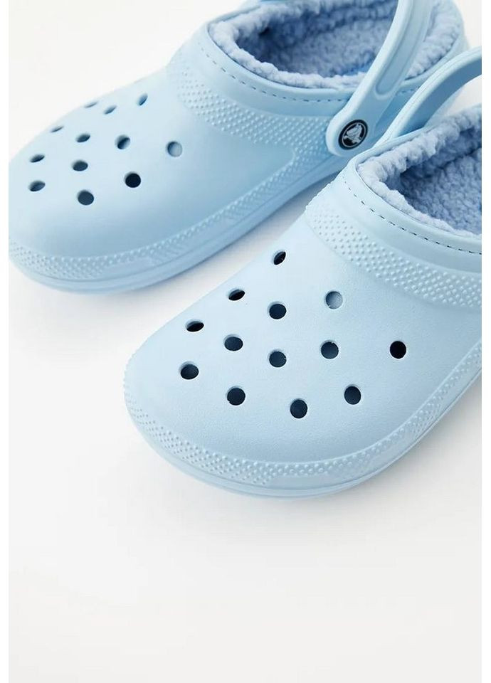 Женские кроксы утепленные Синие Classic Clogs Navy Crocs Lined (349864918)