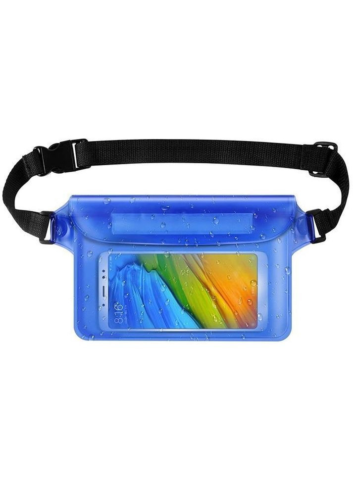 Водонепроникна синя сумка чохол для грошей телефону документів (R051483) Ibag (351587526)