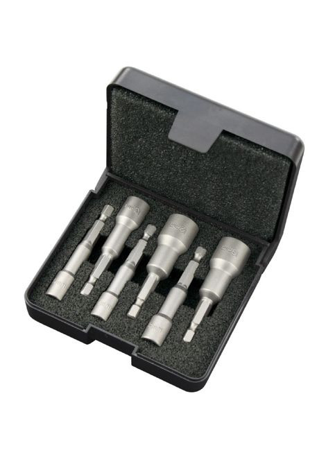 Набор головок-держателей магнитных SW 6 /7 /8 /10 /12 /13 мм 1/4" E6,3 IP 03996106 (14490) Felo (295030266)