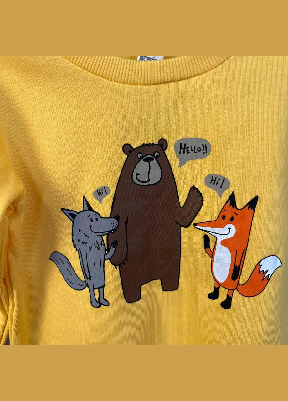 Дитяча Кофта Жовта 9-12міс (74-80см) LC Waikiki (269368063)