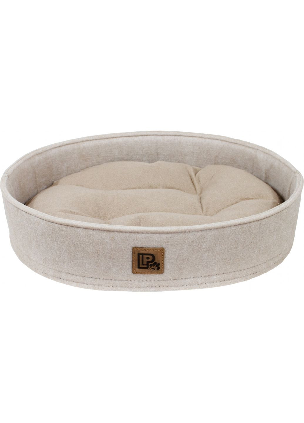 Лежак Брио №3 40х52х11 см Бежевый (4820268553928) Lucky Pet (313239942)