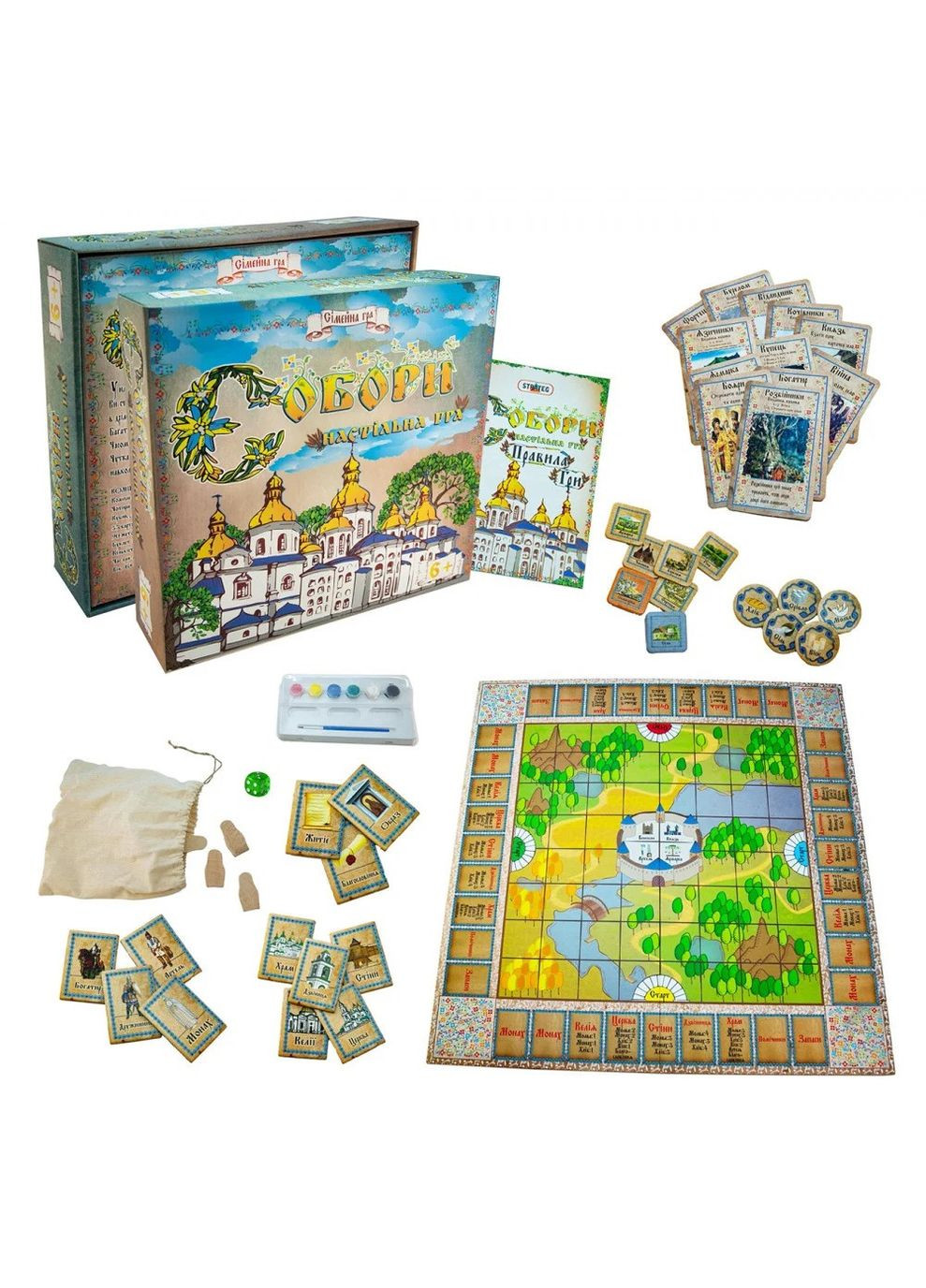 Настольная игра 30104 "Соборы" ( ) (укр.) Strateg (340545653)