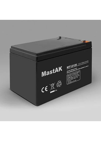 Аккумулятор MT12120 12V 12Ah Mastak (370779094)