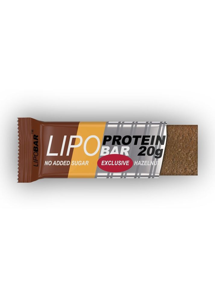 Батончик Protein Bar, 50 грамм - Фундук Lipobar (341321398)