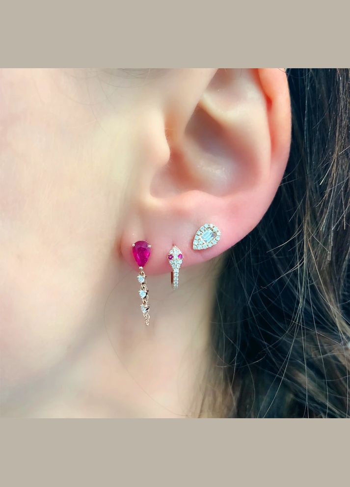 Срібні сережки в позолоті No Brand (331165374)