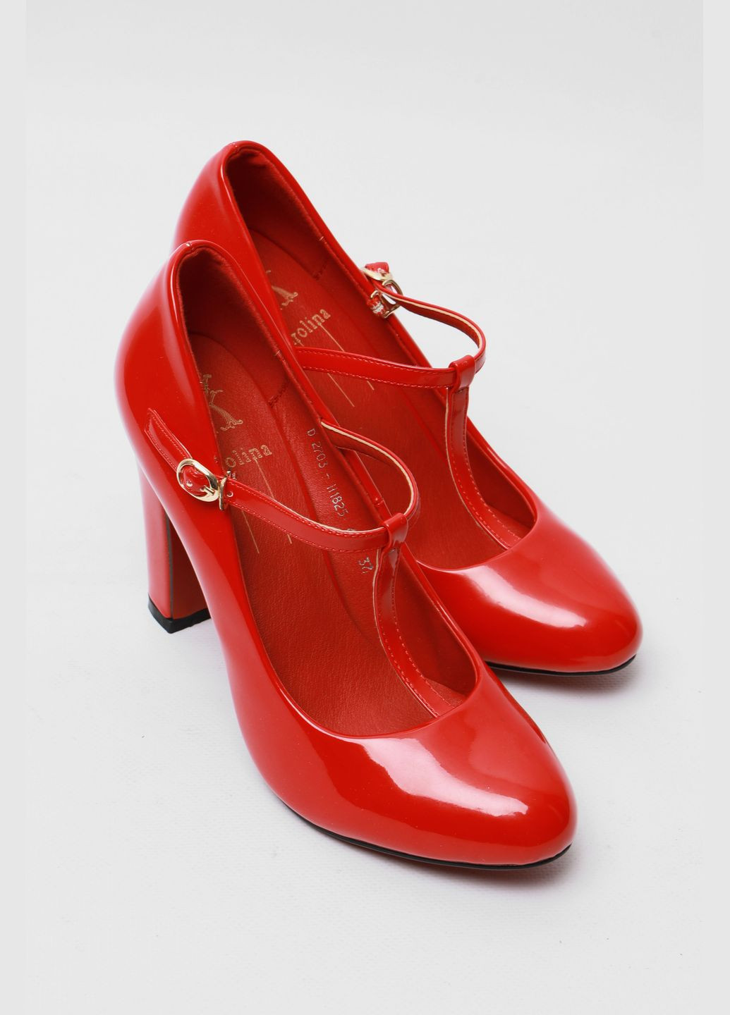 Туфлі жіночі червоного кольору Let's Shop (294050435)