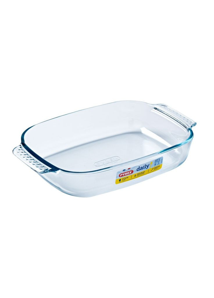 Форма для выпечки Daily прямоугольная 31 х 20 х 6 см 1.8 л (m333428) Pyrex Daily прямокутна 31 х 20 х 6 см 1.8 л (366566324)