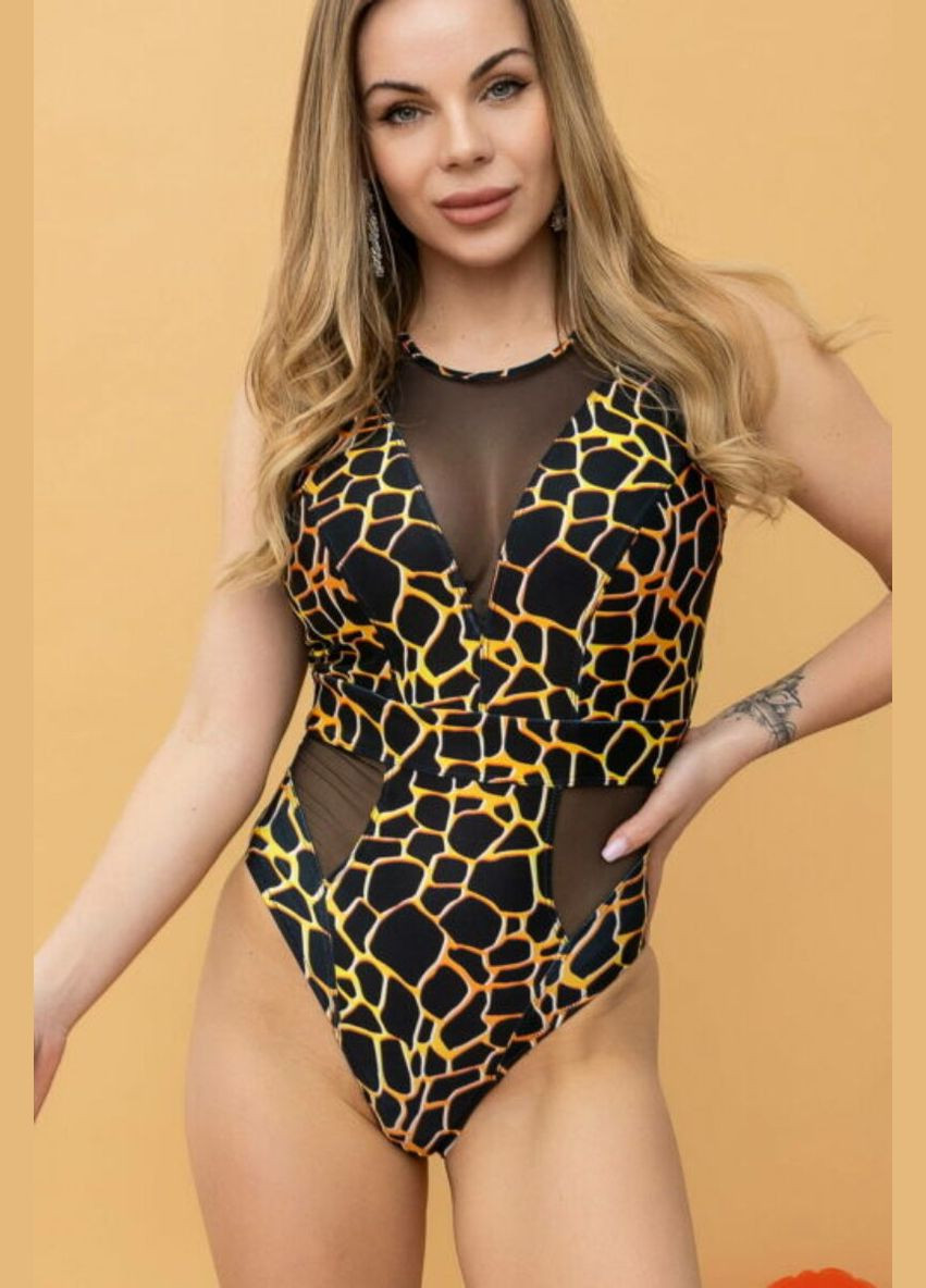 Комбінований демісезонний суцільний купальник суцільний TOTALFIT