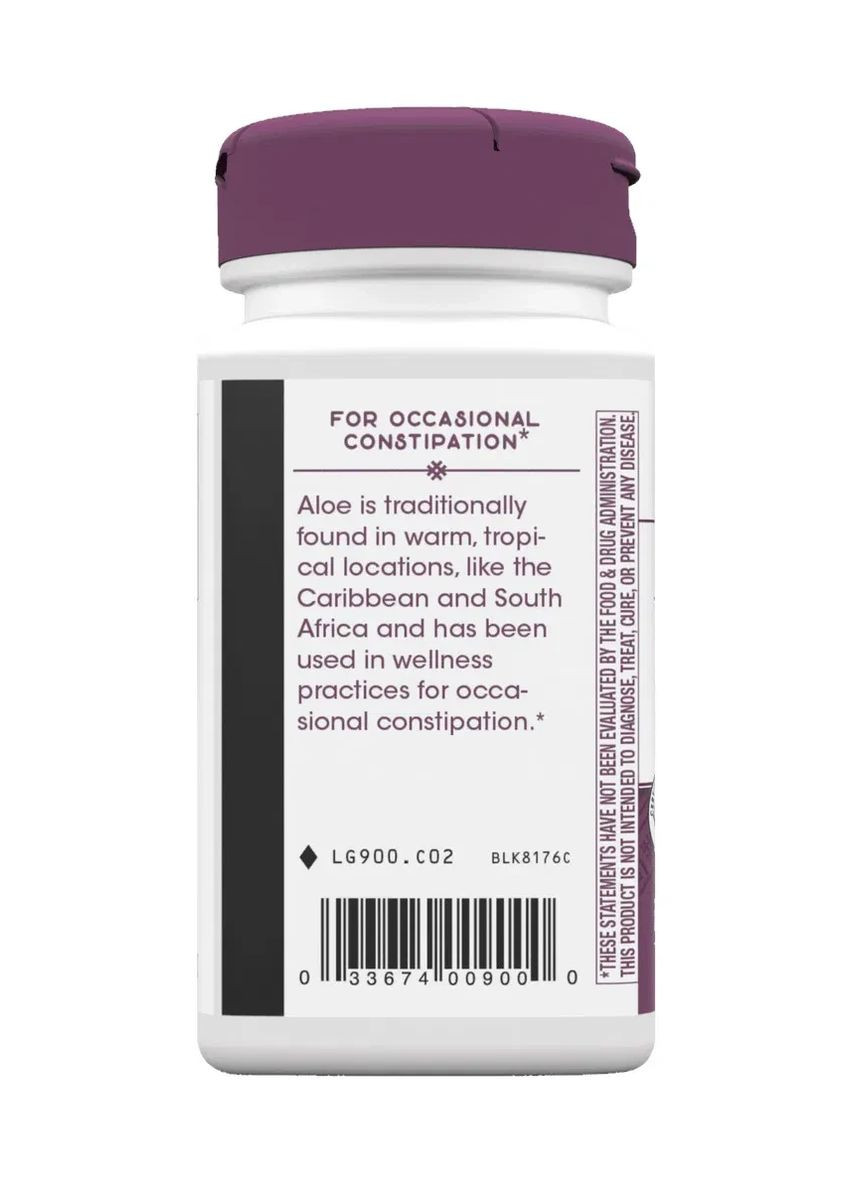 Алое вера з фенхелем Aloelax with Fennel Seed 340 мг 100 капсул Nature's Way (361116551)