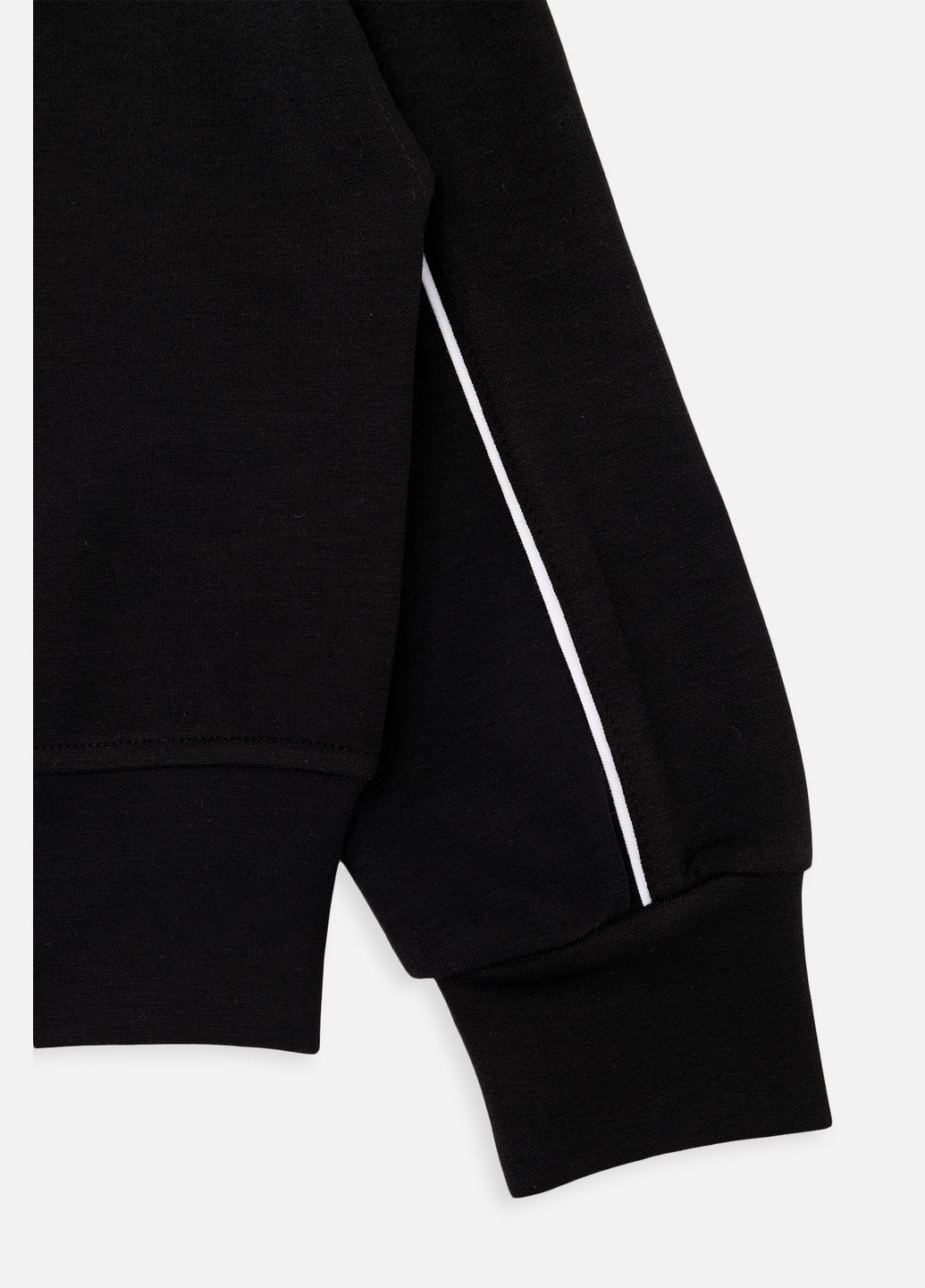 Толстовка на блискавці для дівчинки колір чорний CB-00267426 Yuki (319059495)