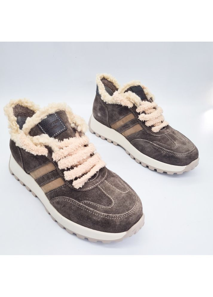 Кросівки (р) Замша 0-1-1-8855 Stepter коричневі зими (362203348)