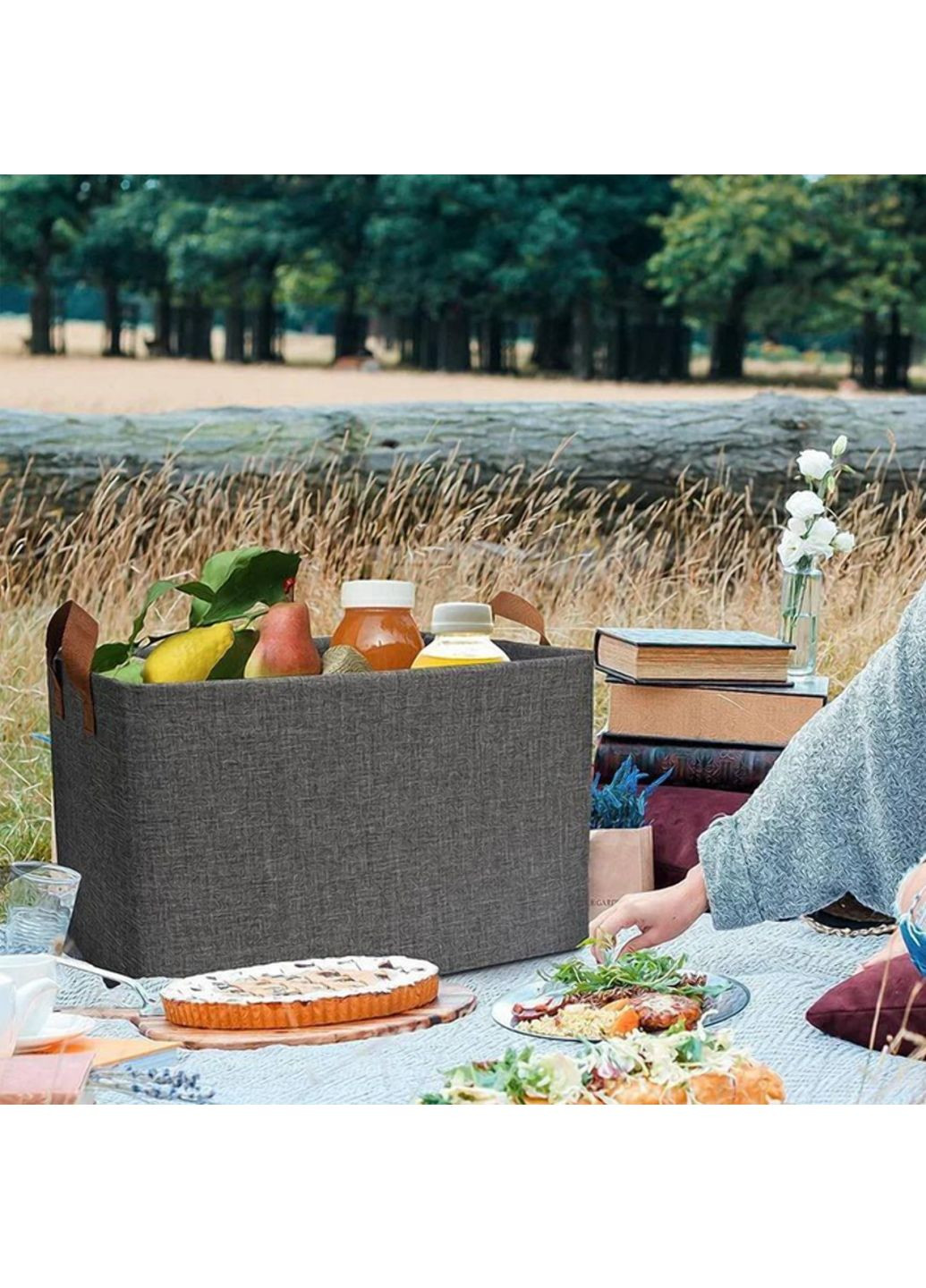 Коробка органайзер для одягу 45x28 Сіра More Storage Box (315786890)