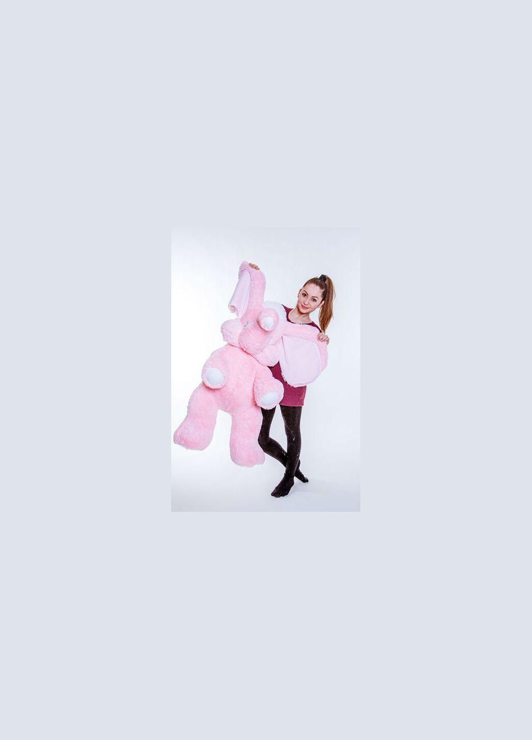 Мягкая игрушка Слоник 55 см розовый Alina (288046161)