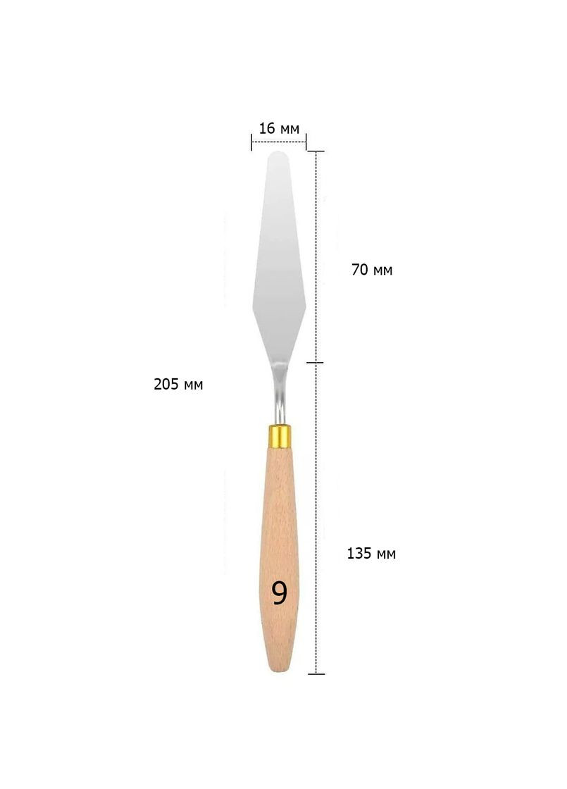 Мастихин #9 ромб, 70*16 мм Worison (322635028)