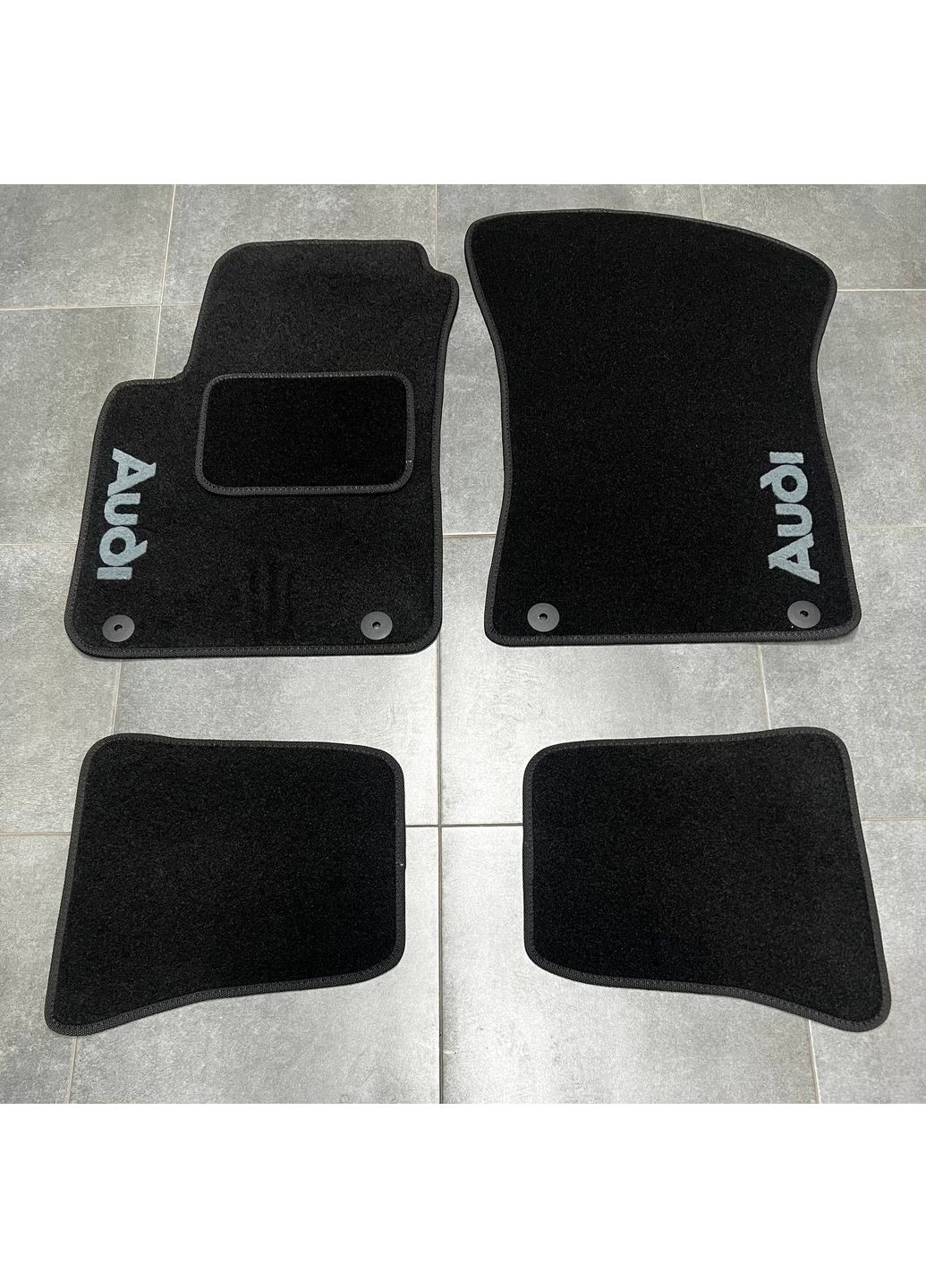 Ворсові килимки в салон для Audi 1998-2006 / Ауді ТТ, Чорні Beltex TT (370770740)