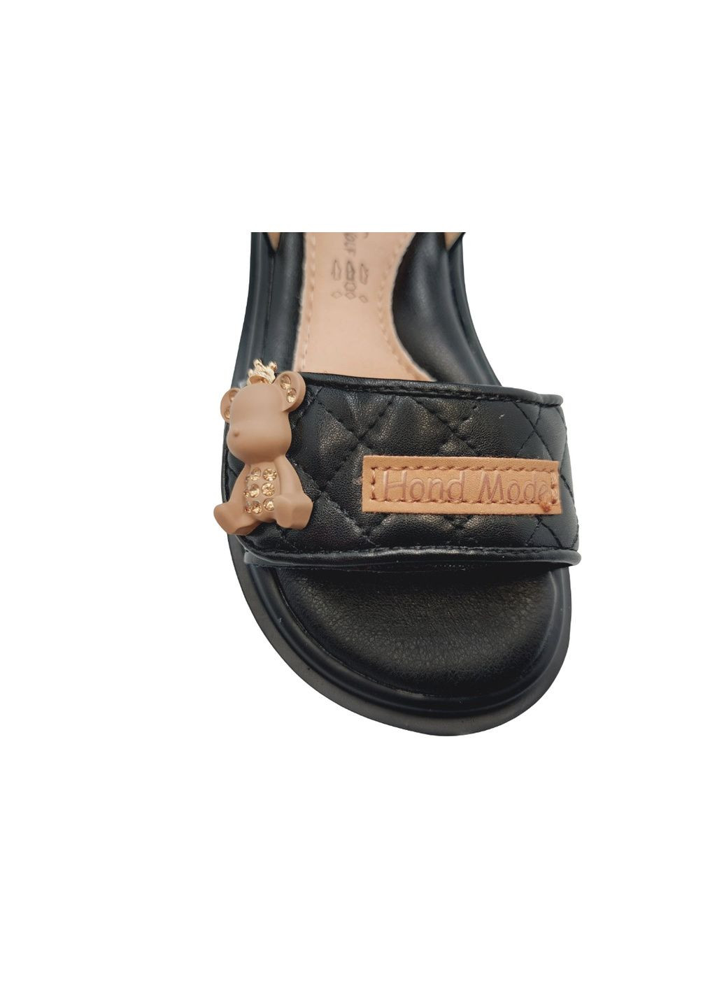 Черные повседневные босоножки Jong Golf на липучке