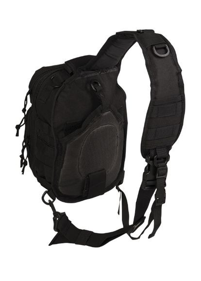 Рюкзак однолямочный Черный One Strap Assault Pack SM Schwarz (140591029) Mil-Tec (292132527)