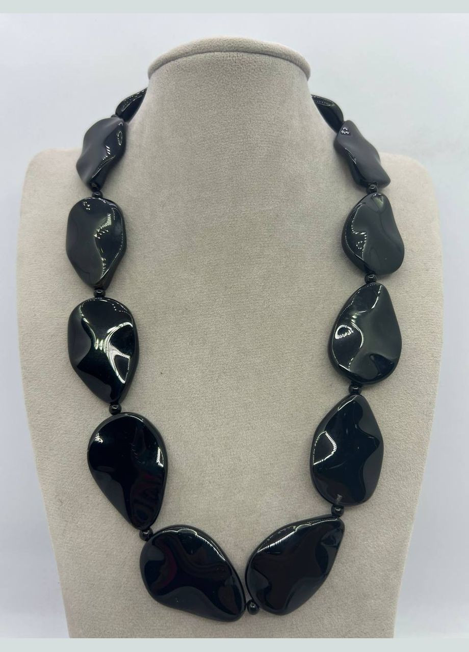 Намисто агат 37х25 мм 48 см No Brand (300800535)