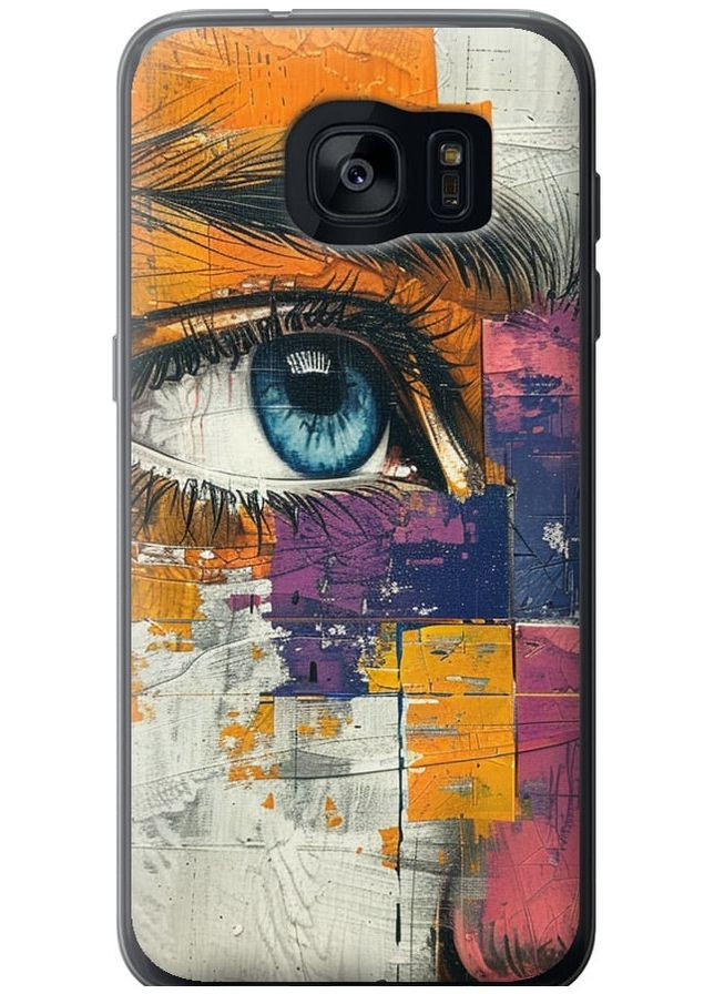 Силиконовый чехол 'Цветная фреска' для Endorphone Samsung Galaxy S7 Edge G935F (285119024)