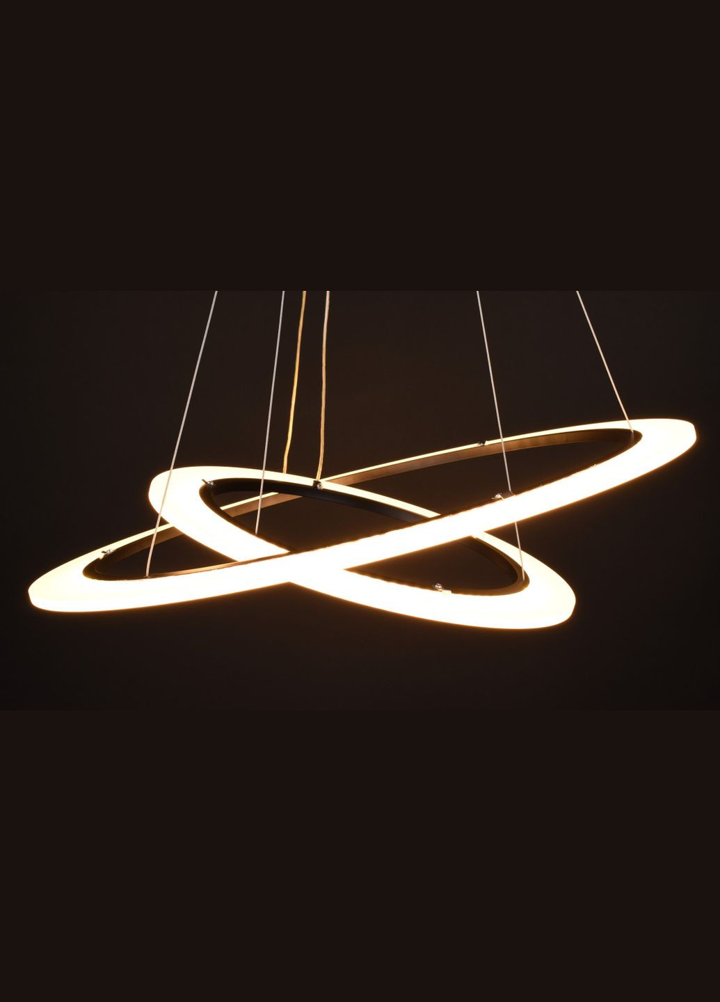 Люстра светодиодная подвесная LED светильник для квартиры на потолок лэд 28130 Черный 30-150х60х60 см. Sunnysky (364759727)