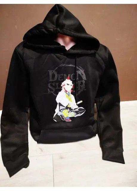 Утеплений батник пайта толстовка для хлопчика підлітка з начосом Аніме Клінок розмікає демонів Сабіто на 13-18 років No Brand (366570991)