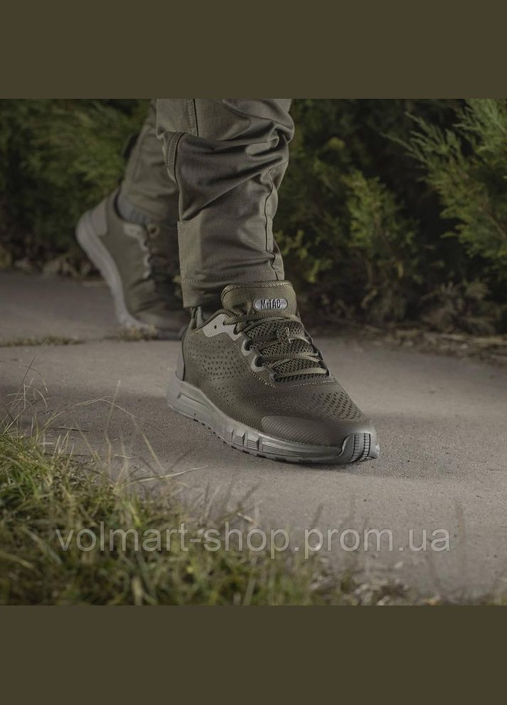 Чоловічі легкі літні військові кросівки олива Summer Pro Army Olive M-TAC (338861628)