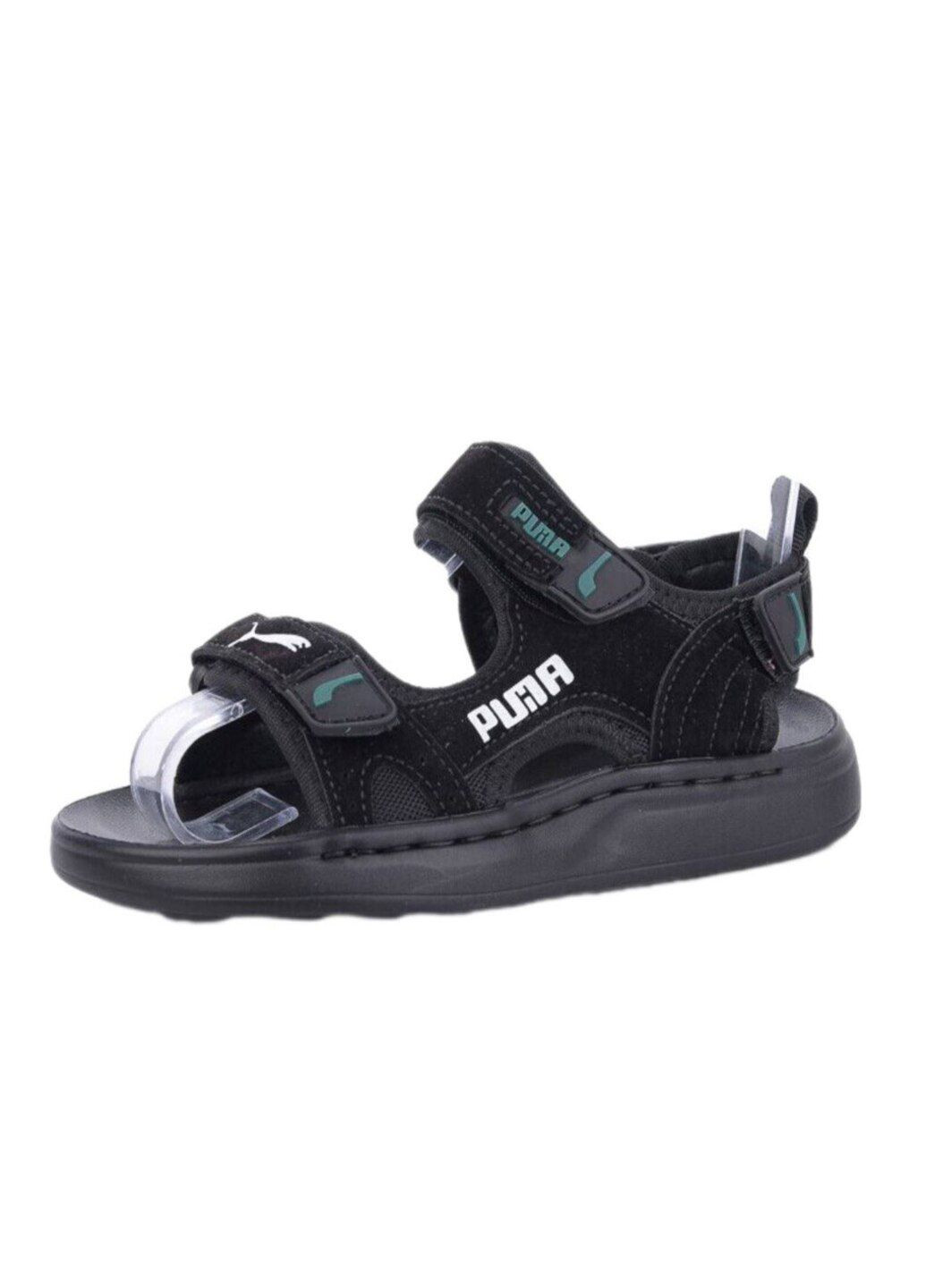 Босоніжки,сандалі PUMA в чорному кольорі для хлопчика Канарейка (292549865)