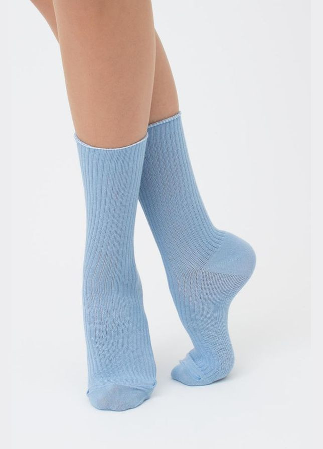 Шкарпетки в рубчик Giulia ws4 rib blue (290987443)