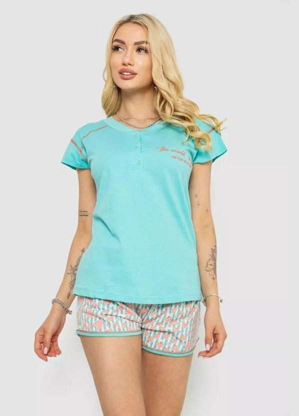 Блакитна всесезон піжама жіноча 243r0004-p6 розмір блакитна LINDROS