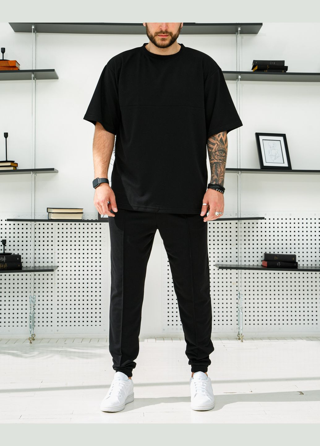 Комплект мужской оверсайз (штаны+футболка) No Brand (290012155)