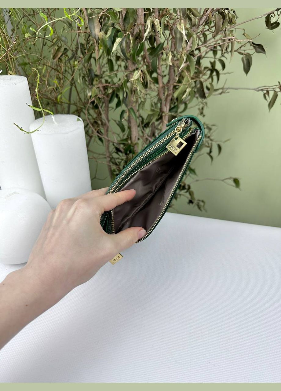 Жіночий шкіряний гаманець на кнопках купюрниця Jccs (279835199)
