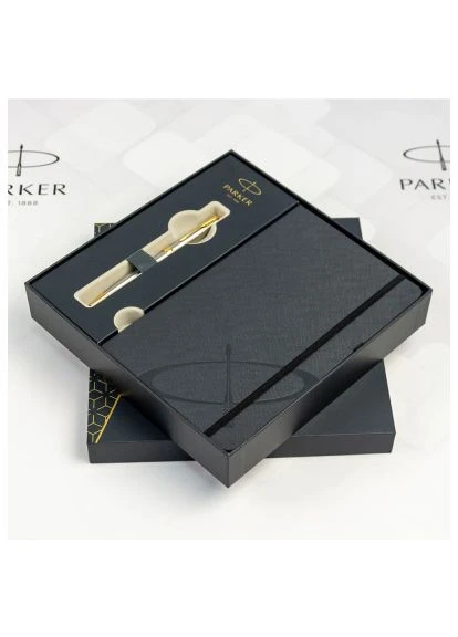 Ручка шариковая SONNET 17 Stainless Steel GT BP + блокнот + подар.упак. GIFT24 (84 132b24) Parker SONNET 17 Stainless Steel GT BP + блокнот Parker (400304956)