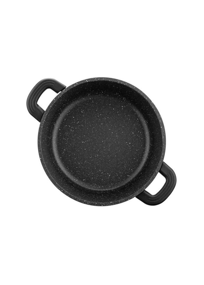 Кастрюля с крышкой Anzio AR2420GE 20 см 2.5 л черная Ardesto (335972650)