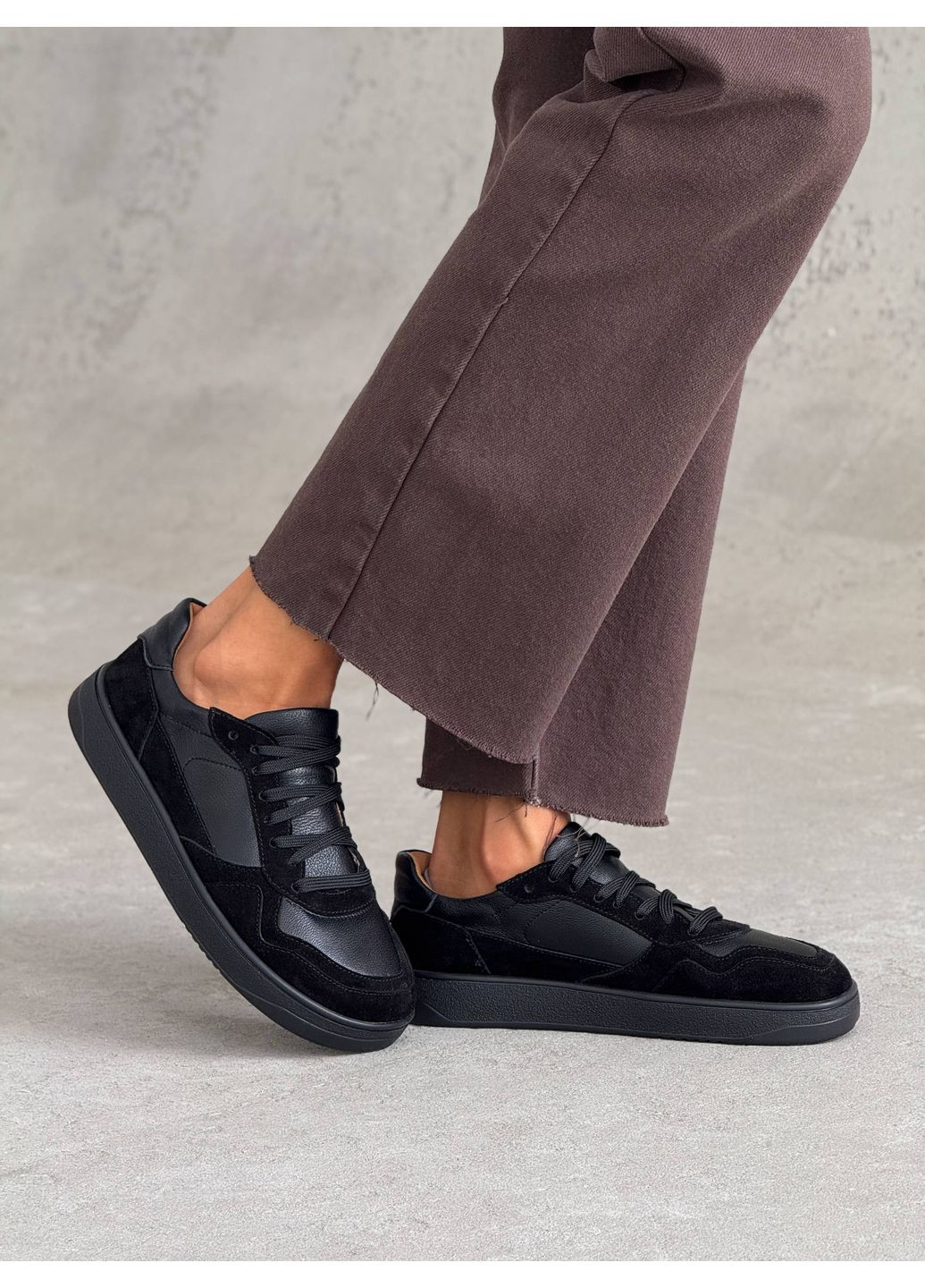 Черные кеды nikart • черные No Brand