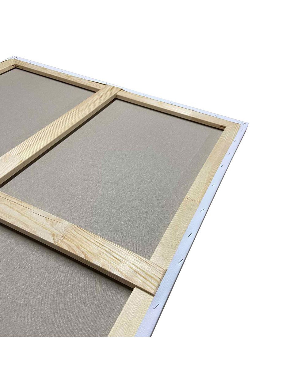 Полотно грунтоване 140 х 160 см, на підрамнику, 2 перемички, середнє зерно, бавовна, планка 55х18 мм Artfactory (361860580)