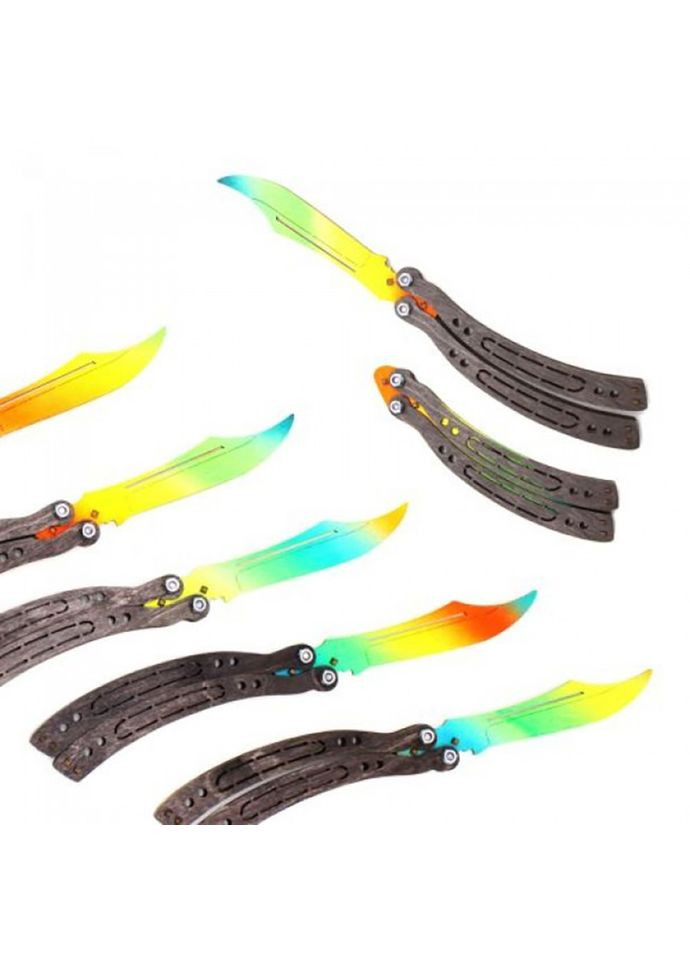 Сувенирный деревянный нож "BALISONG - ULTRA" 312307, 5 шт Сувенір-Декор (307838002)