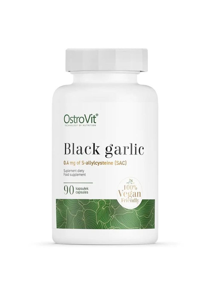 Натуральная добавка Vege Black Garlic, 90 капсул Ostrovit (334706064)