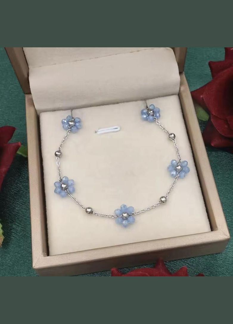 Нежный браслет с цветами, браслетик с цветами, браслет с цветочками, украшение, подарок, браслет цветочки Fashion Jewelry (339870351)