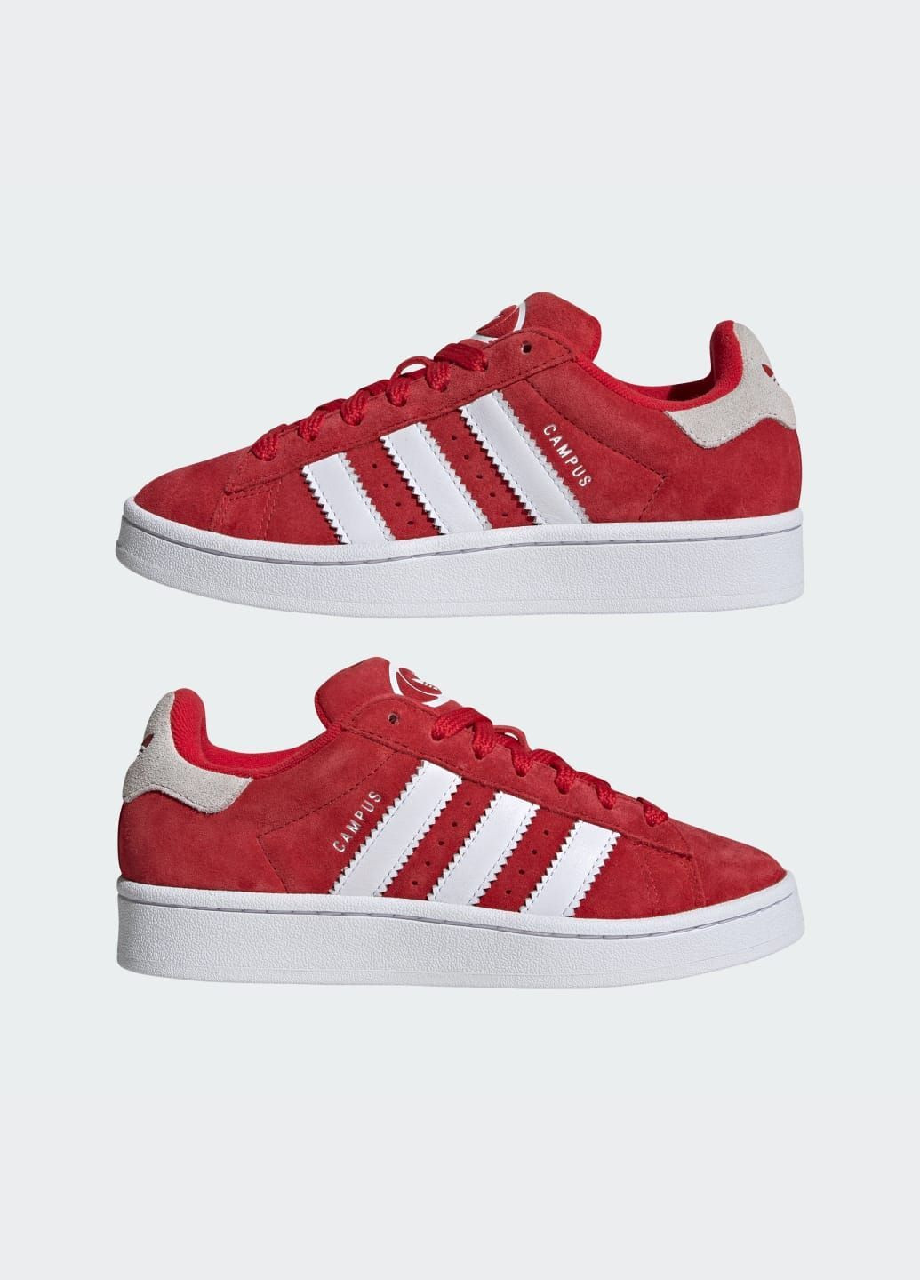 Червоні всесезонні кросівки campus 00s adidas