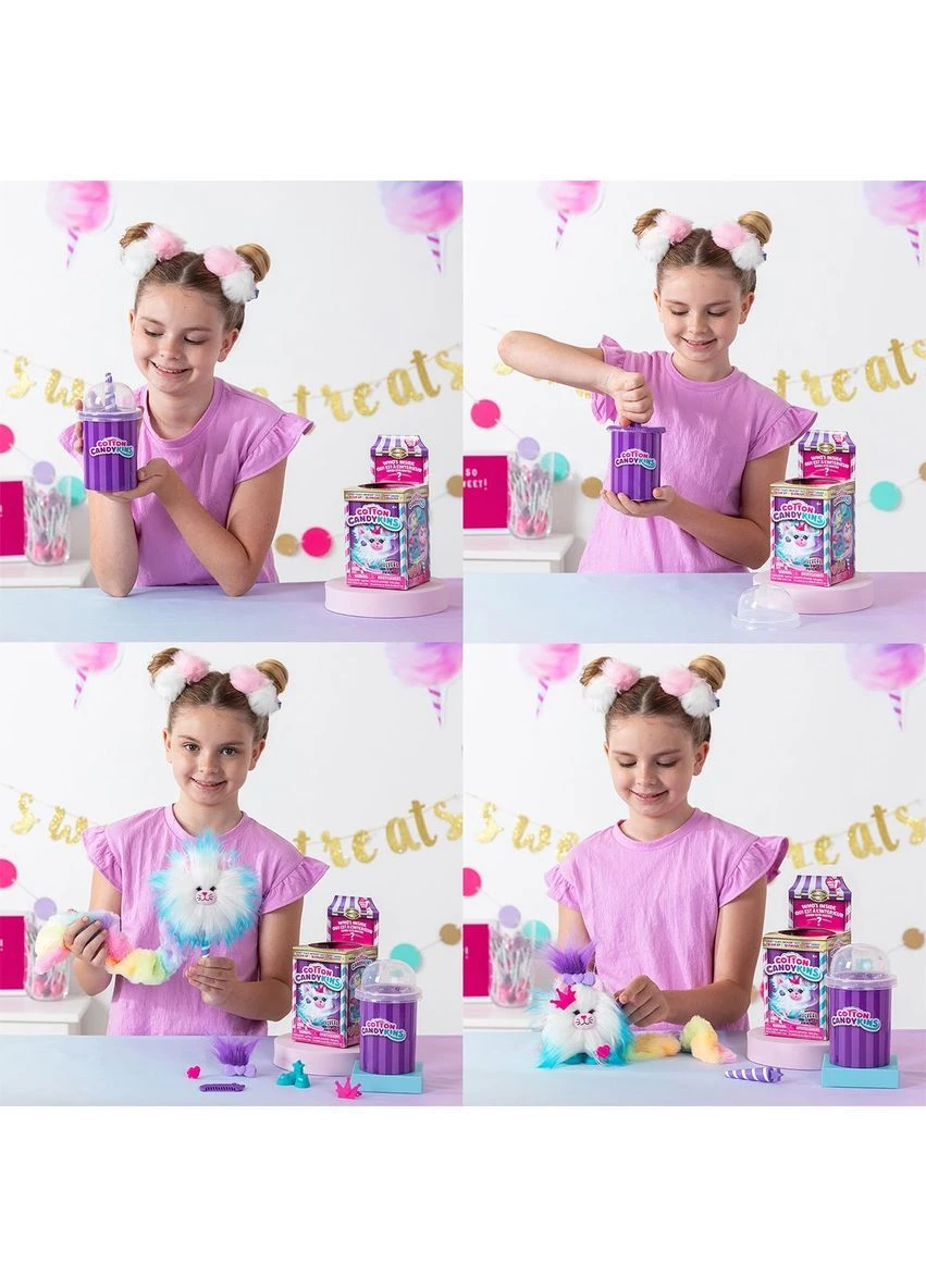 Мʼяка іграшка-сюрприз "Cotton Candykins: Пухнастий улюбленець", помаранчевий MIC (379057629)