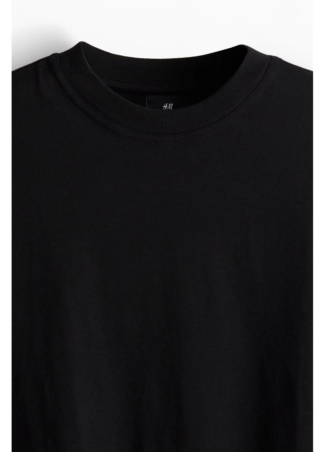 Чорна футболка t-shirt - oversized fit black 1074658039 H&M