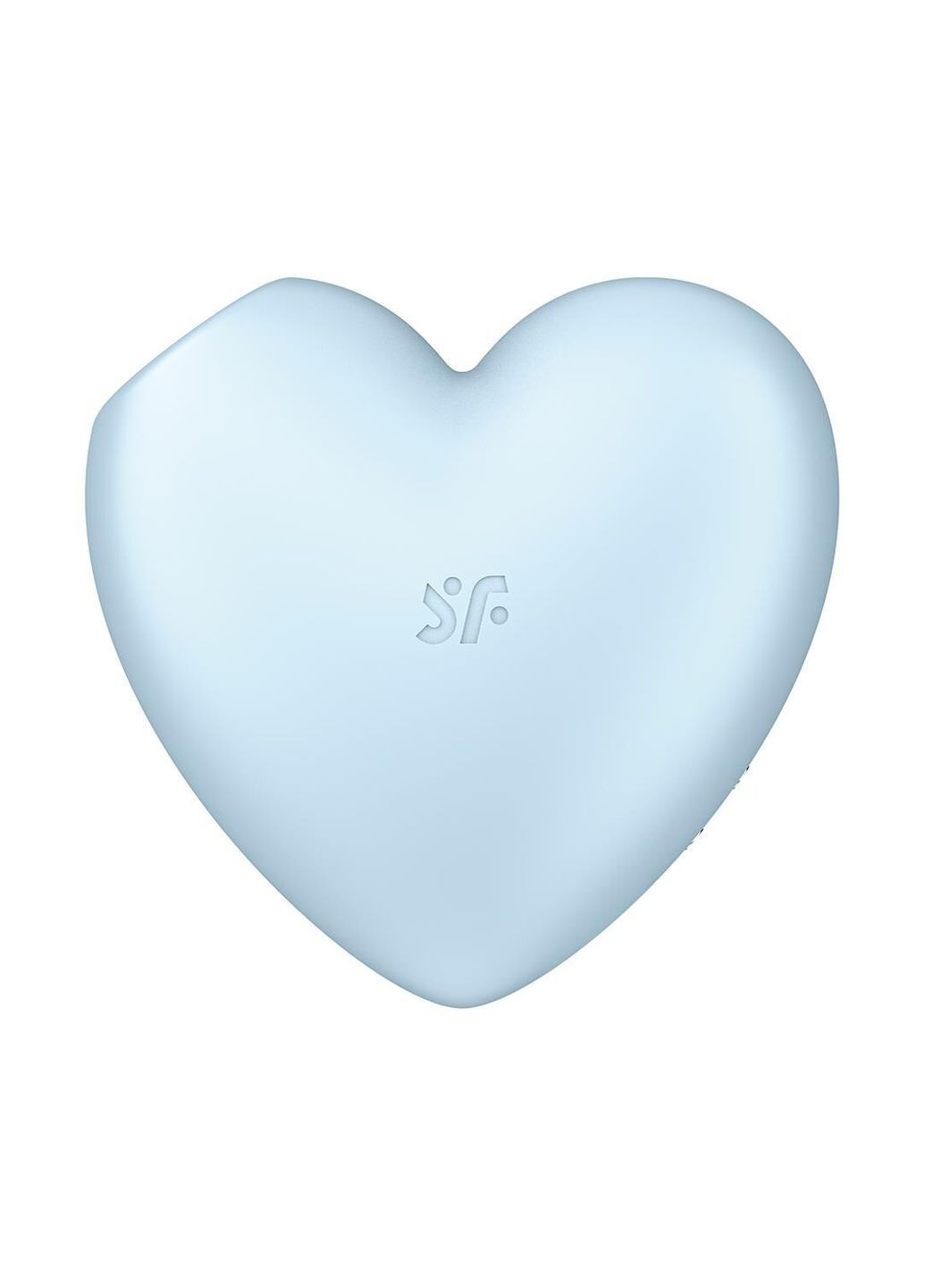 Вакуумний стимулятор-серце з вібрацією Cutie Heart Blue Satisfyer (335395426)