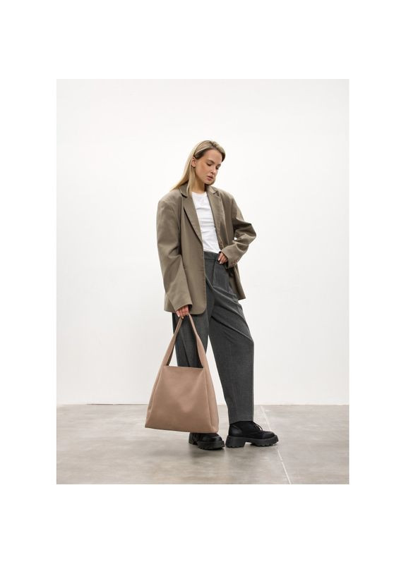 Жіноча сумка HOBO Velor бежева Sambag (368834860)