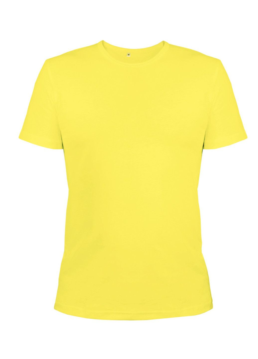 Жовта футболка чоловіча м.45 з коротким рукавом Ярослав