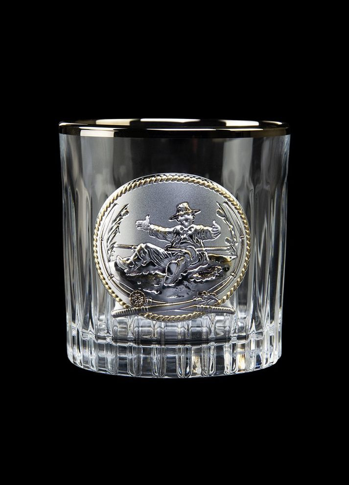 Набор для виски "FISHERMEN" подарок для рыбака (графин и 6 бокалов) хрусталь (GPB7FMN2PG) Boss Crystal (316605870)