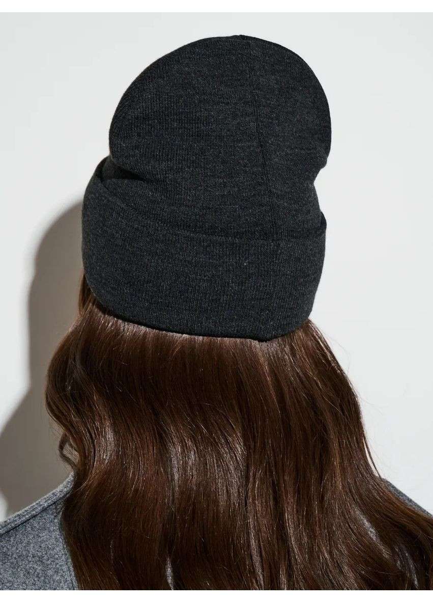 Молодіжна двошарова шапка біні лонг No Brand Шапка біні лонг лопата (362411568)