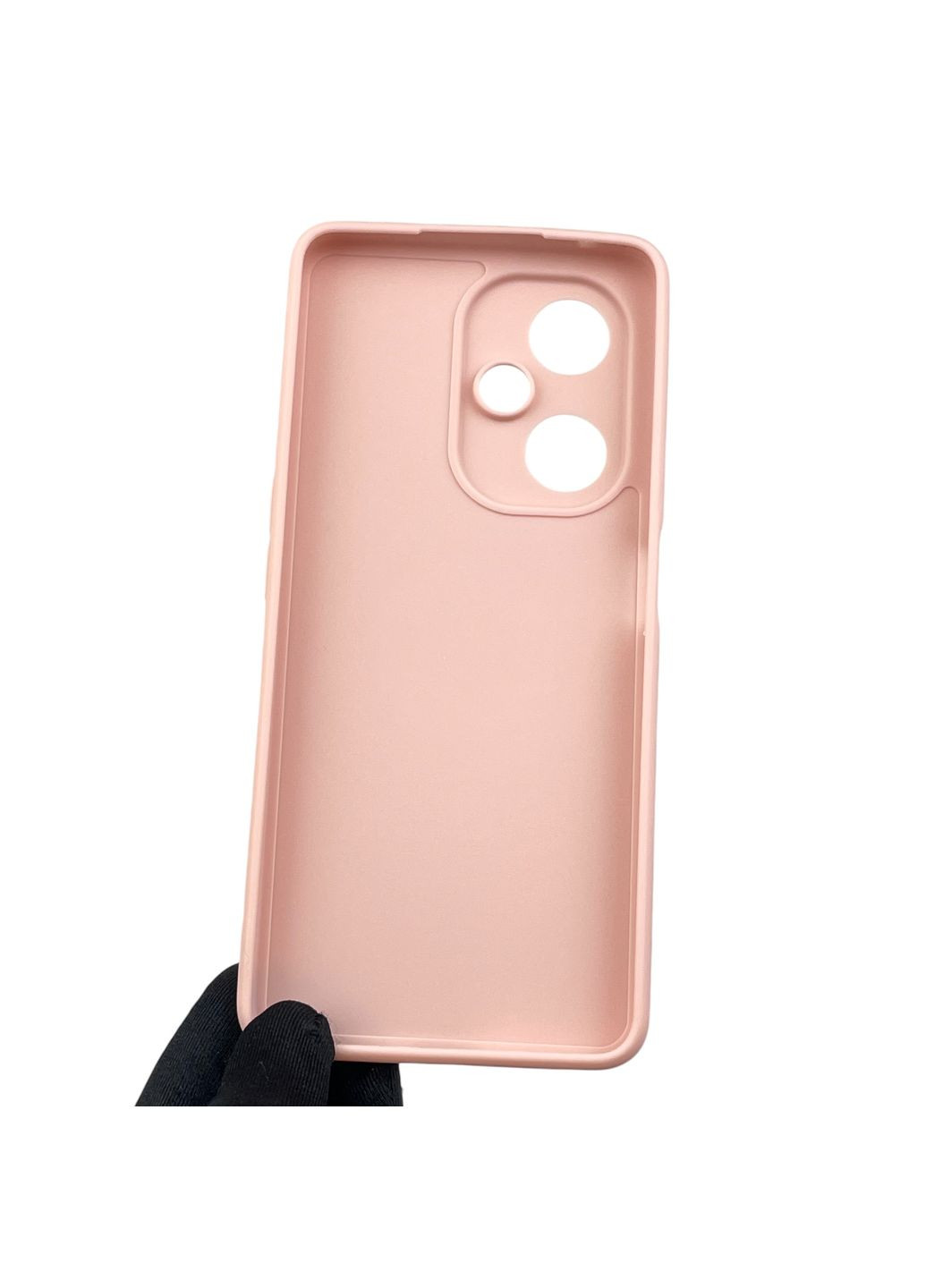 Чохол для Nord CE 3 Lite з квадратними гранями із захистом камери на ванплас норс се 3 лайт пудровий OnePlus (366021145)