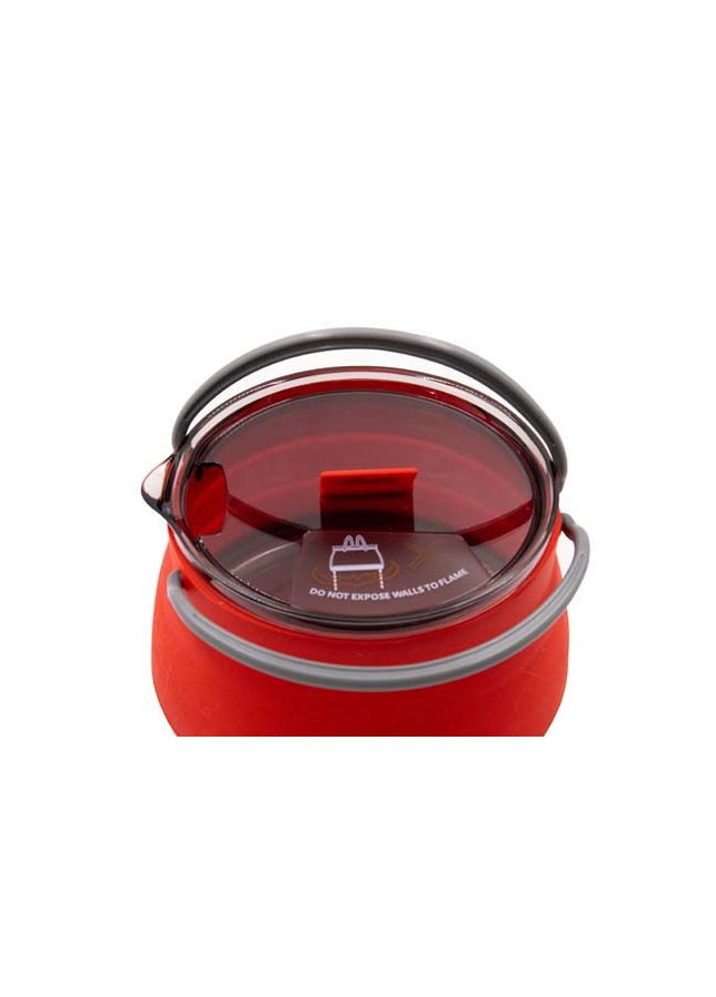 Чайник силиконовый с металлическим дном 1л, Терракотовый Tramp (368703673)