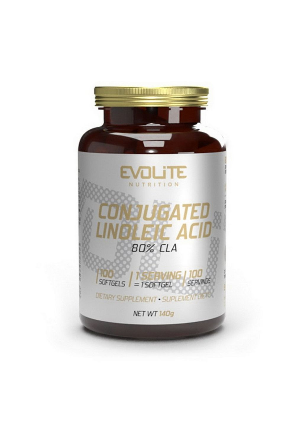 Жироспалювач Conjugated Linoleic Acid, 100 капсул Evolite Nutrition (293482866)