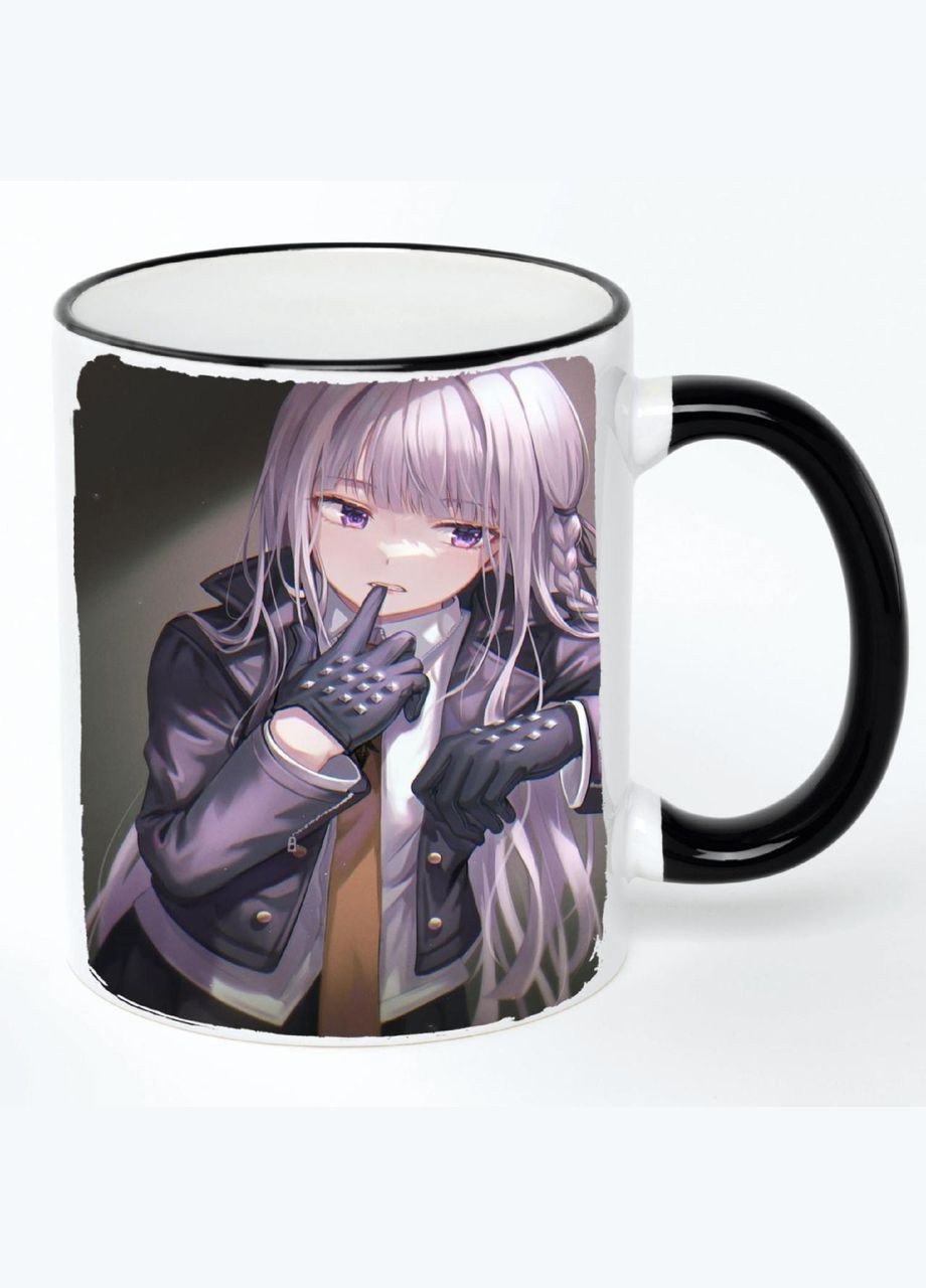 Чашка Данганромпа Аниме #011 (кружка, кружка) Белая с черной ручкой 330 мл No Brand (322712860)